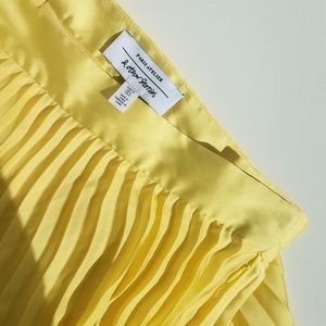 & Other Stories Pleated Wrap Midi Skirt